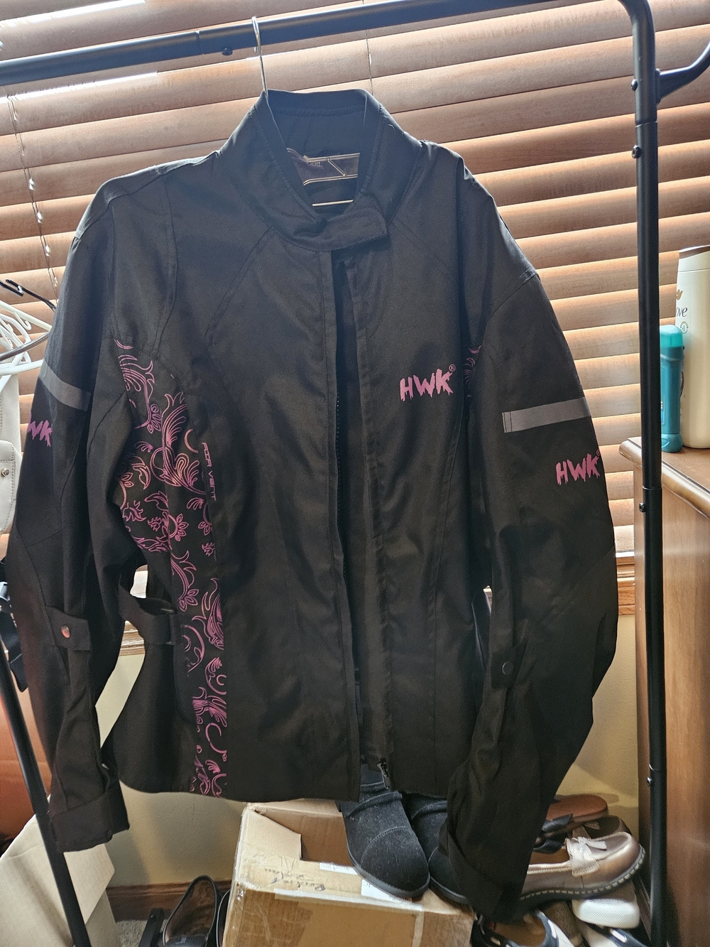 #HWK Black Women's Jacket & Coat - Mesh Lined - Picture 2 of 9